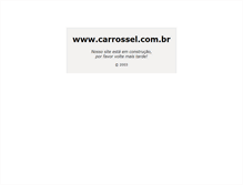 Tablet Screenshot of carrossel.com.br